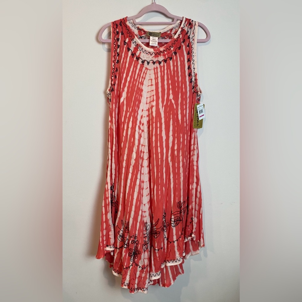 In Gear flowy boho tie dye dress 🌴